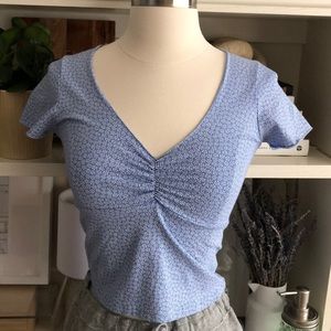 Brandy Melville Gina Floral Crop